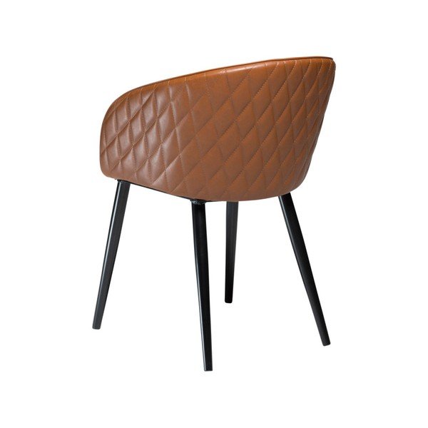 Scaun din piele artificială DAN-FORM Denmark Dual, maro-image-2