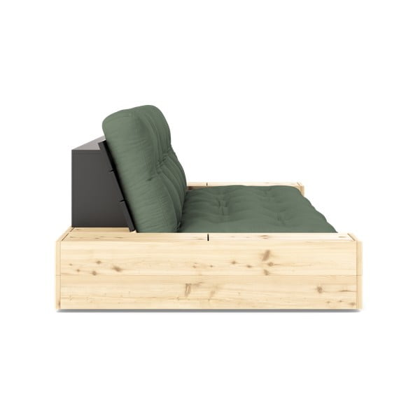 Canapea verde extensibilă 244 cm Base – Karup Design-image-3