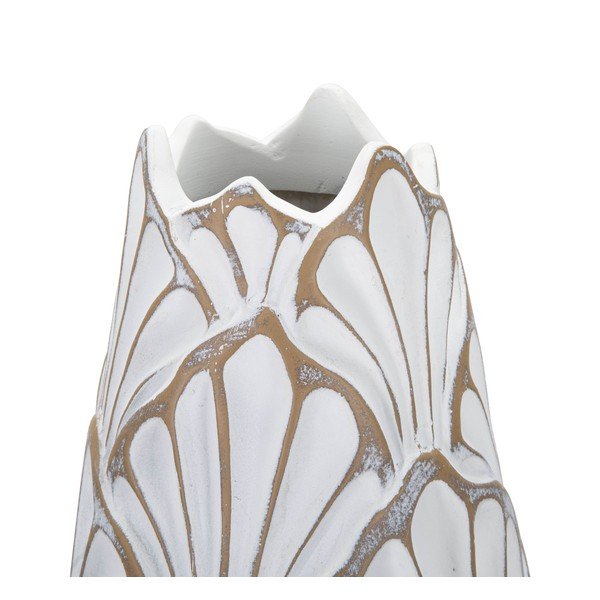 Vază albă din polirășină înaltă 55 cm Panama – Mauro Ferretti-image-2