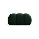 Taburet modular verde închis cu tapițerie din catifea Bellis – Micadoni 