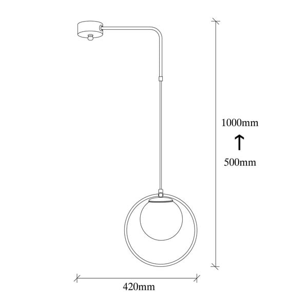 Lustră metalică Opviq lights Elpidas, negru-image-4