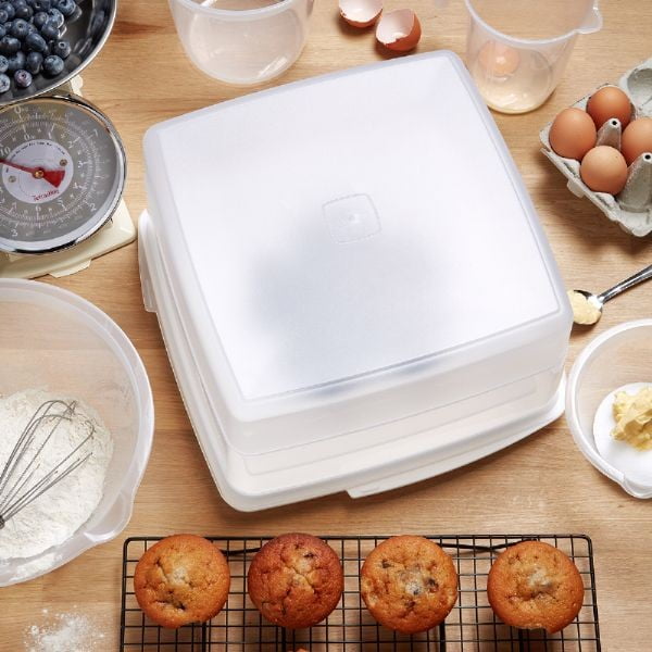 Recipient pentru prăjituri cu capac Addis Seal Tight Cake Store, 14 l-image-1