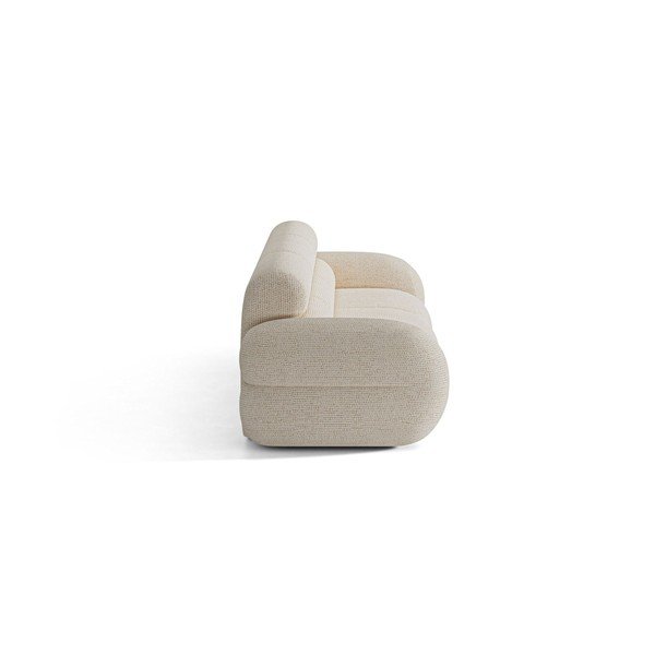 Canapea crem cu tapițerie din chenille 305 cm Neo – Micadoni -image-2