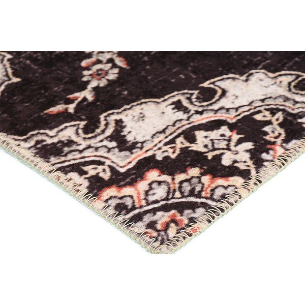 Covor negru lavabil 180x120 cm - Vitaus-image-2