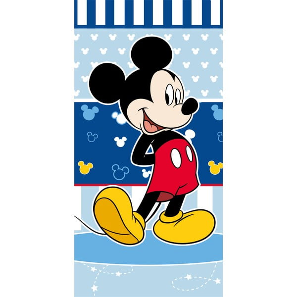Prosop  pentru copii albastru din frotir 70x140 cm Mickey – Jerry Fabrics