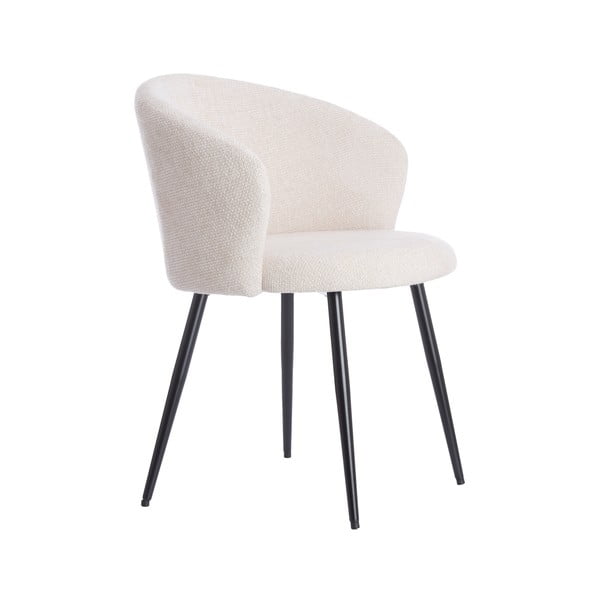 Set de scaune de sufragerie crem 2 buc. din metal Radaja – Light & Living