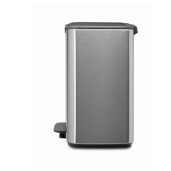 Coș de gunoi argintiu mat cu pedală din oțel 12 l Bo – Brabantia-image-3