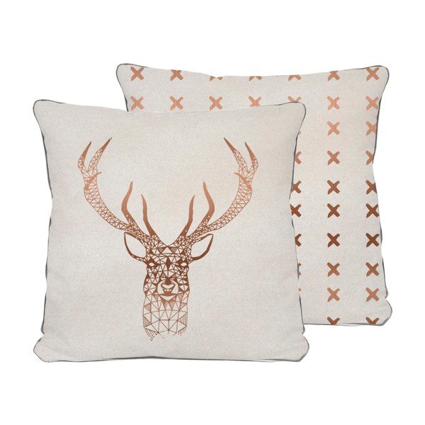 Pernă Really Nice Things Deer, 45 x 45 cm, bej-image-3
