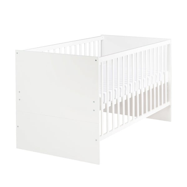 Pătuț alb cu înălțime reglabilă 70x140 cm Anton – Roba