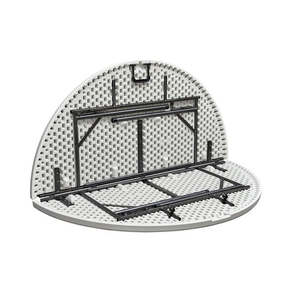 Masă pliabilă rotundă de grădină ø 180 cm – Rojaplast-image-2