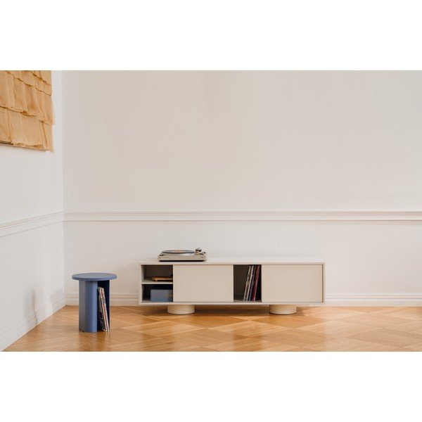 Comodă TV grej 160x48x42 cm Taro – noo.ma-image-1