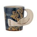 Cană albastră din gresie 260 ml Hezha – Bloomingville