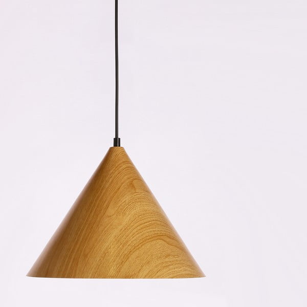 Lustră maro cu abajur din metal ø 32 cm Dunca – Candellux Lighting-image-1