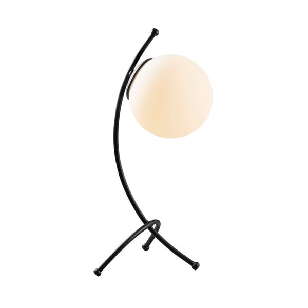 Veioză alb-negru cu abajur din sticlă (înălțime 43 cm) Yay – Opviq lights-image-3