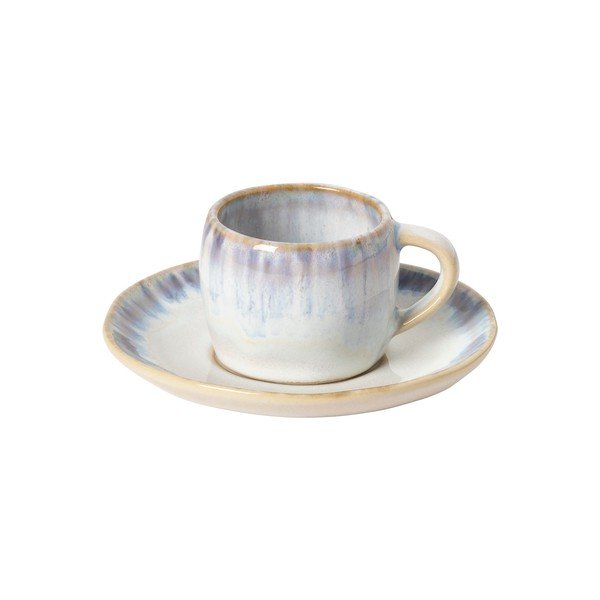 Ceașcă albă pentru espresso din gresie ceramică 70 ml Brisa – Costa Nova