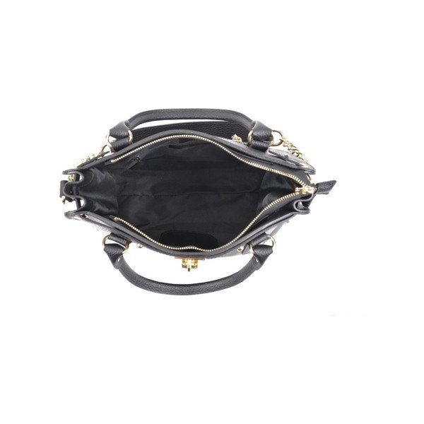 Geantă din piele Roberta M Bea, negru-image-2