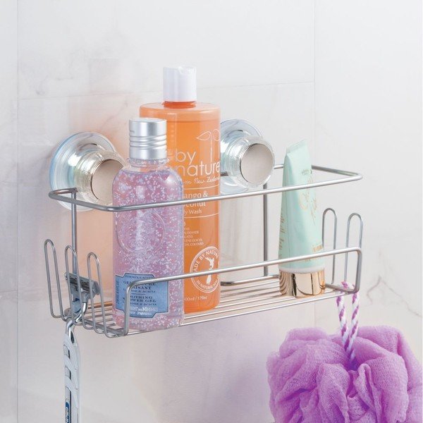 Raft de perete cu ventuze iDesign Basket-image-1