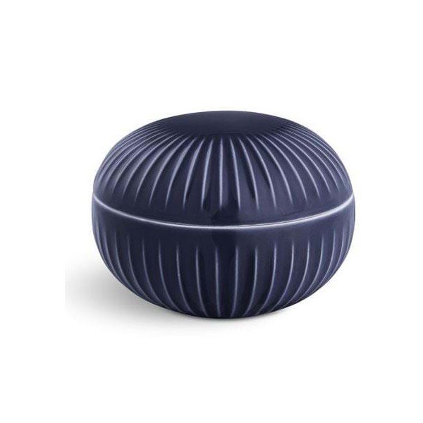 Recipient din porțelan Kähler Design Hammershoi, ⌀ 11,5 cm, albastru închis