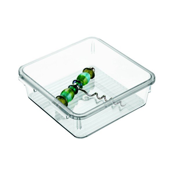 Organizator cu capac InterDesign Interlocking, 16 x 15,5 cm -image-1