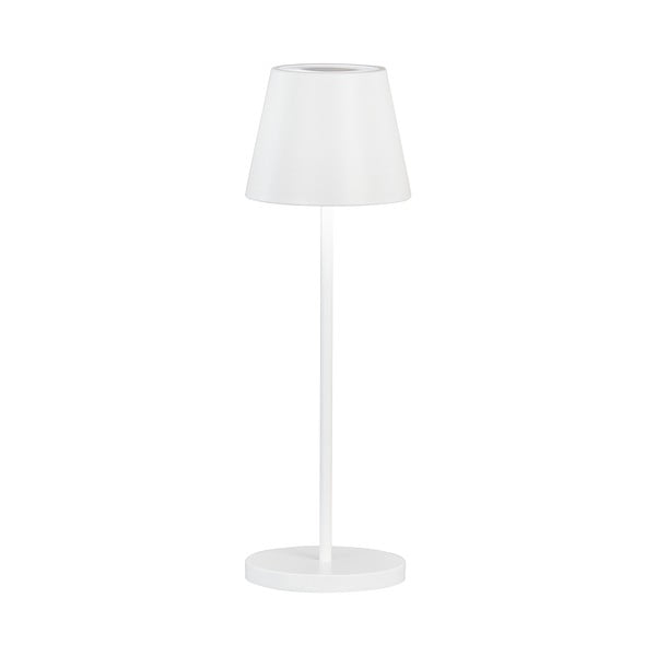 Veioză albă LED cu intensitate reglabilă cu abajur din metal (înălțime 34 cm) Cosenza 2.0 – Fischer & Honsel
