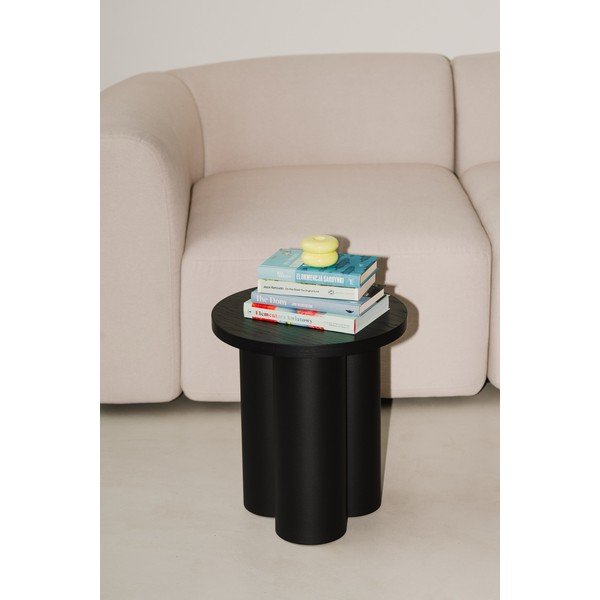 Scaun tip taburet negru Oly – noo.ma-image-1