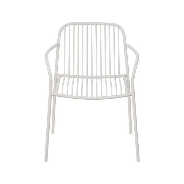 Scaun de grădină gri deschis din metal Yua Wire – Blomus-image-2