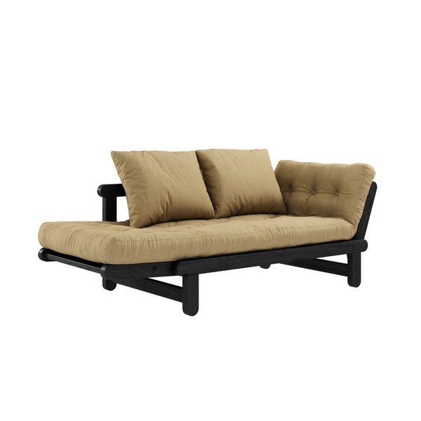Canapea variabilă Karup Design Beat Black/Wheat Beige-image-4