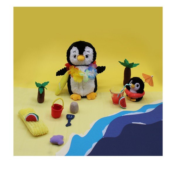 Jucării de pluș 2 buc. Ptipotos Iglou – Les Deglingos-image-2