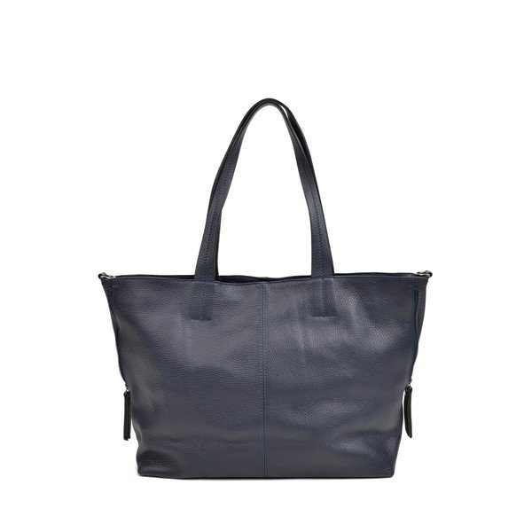 Geantă Tote din piele Roberta M Ambra, albastru-image-3