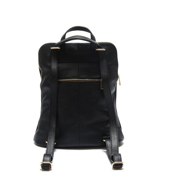 Rucsac din piele Isabella Rhea Iris, negru -image-3