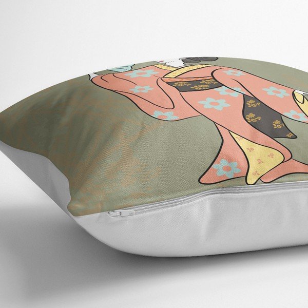 Set 3 fețe de pernă decorative Minimalist Cushion Covers Ethnic Eastern, 45 x 45 cm-image-1