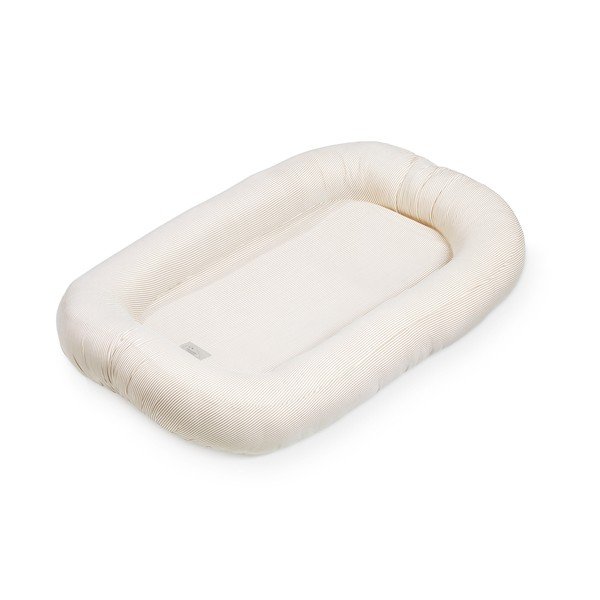 Cuib pentru bebeluș bej 52x84 cm Classic Stripes Camel – Cam Cam Copenhagen