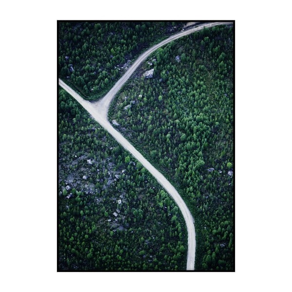 Poster Imagioo Roads In Forest, 40 x 30 cm