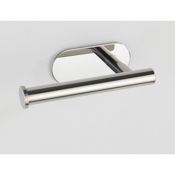Suport oțel inoxidabil pentru hârtie igienică fără sistem de prindere cu șurub Wenko Turbo-Loc® Orea Shine-image-1