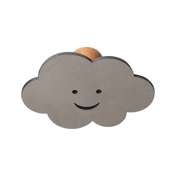 Cârlig gri de montat pe perete din oțel Cloud Dot Nupo – LIND DNA