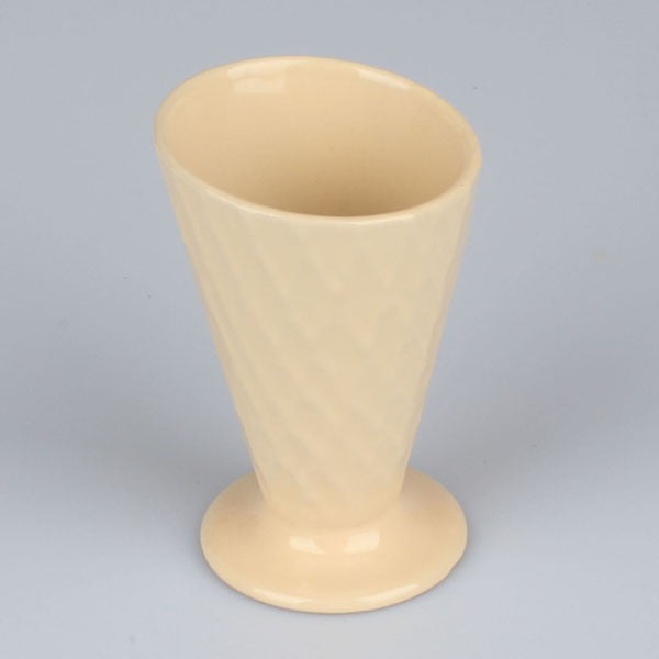 Pahar din ceramică pentru înghețată Dakls Yellow, galben