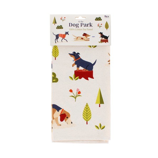 Prosop de vase din bumbac 70x50 cm Dog Park – Rex London-image-2