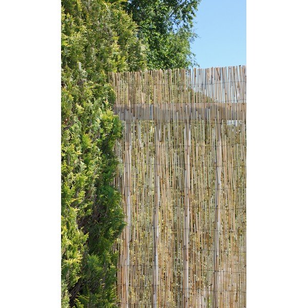 Paravan pentru balcon în culoare naturală din răchită 300x200 cm – Garden Pleasure-image-1