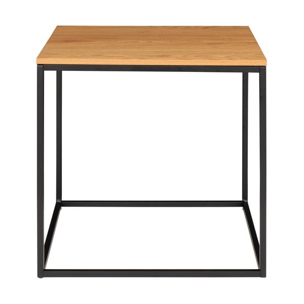 Măsuță auxiliară cu blat în decor de stejar House Nordic Vita, 45 x 45 cm-image-3