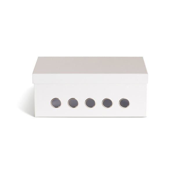 Organizator alb pentru cabluri din carton Cordy Paper Laminate – Bigso