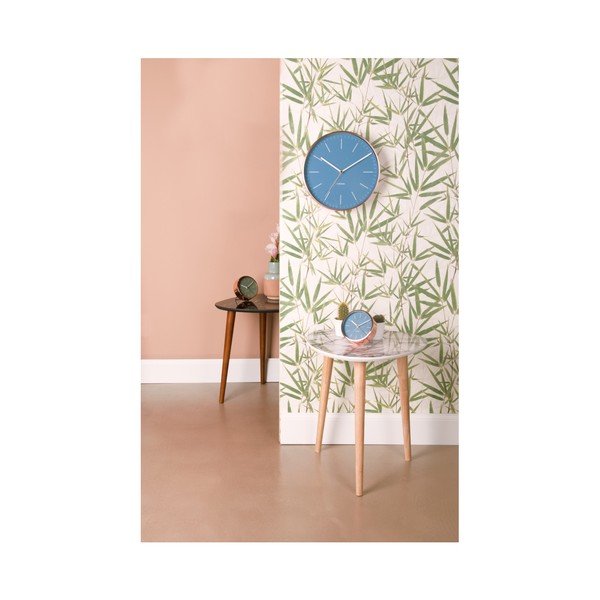 Ceas de perete Present Time Minimal Jeans, albastru-image-4