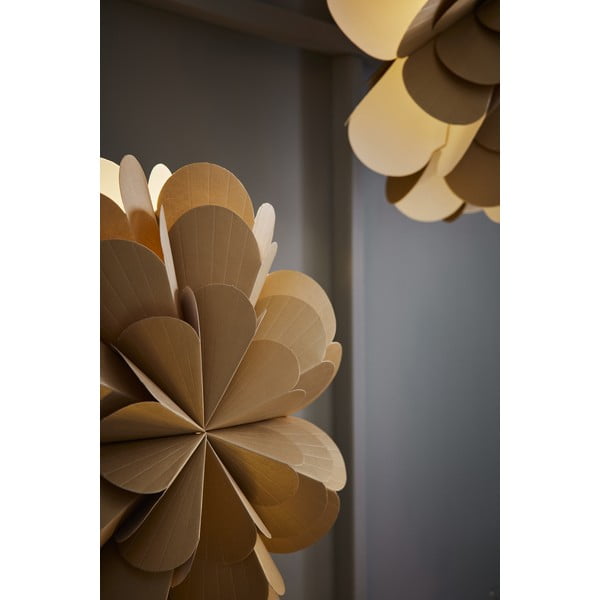 Decorațiune luminoasă aurie suspendată ø 45 cm  cu model de Crăciun Maravilla – Markslöjd-image-4