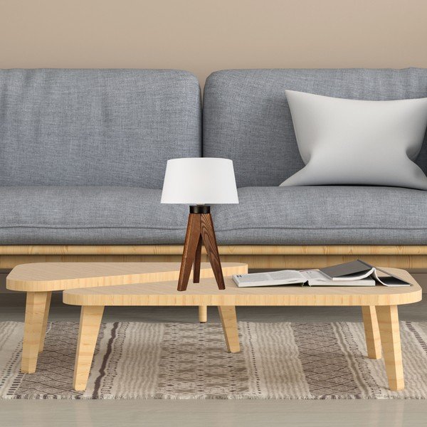 Veioză albă/în culoare naturală - LAMKUR-image-3