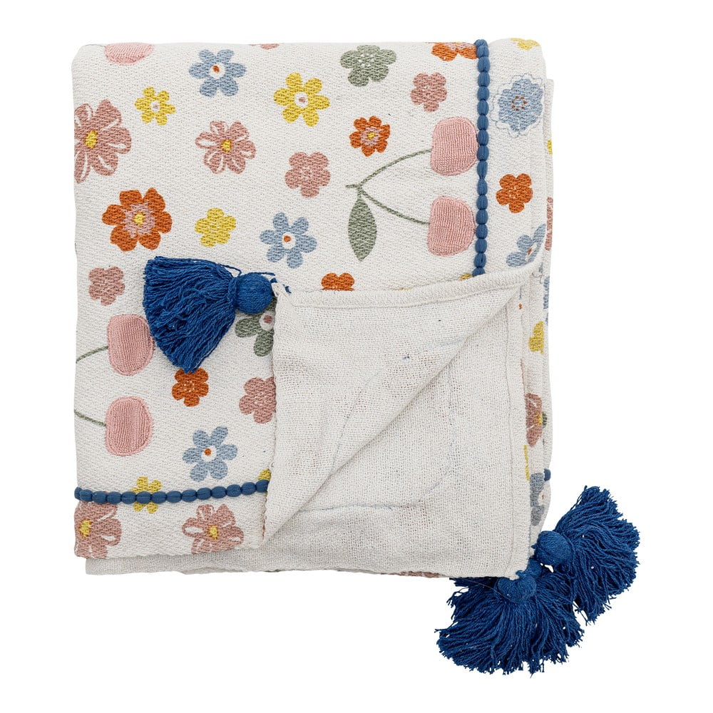Pătură pentru copii din bumbac reciclat 130x160 cm Cherry – Bloomingville Mini
