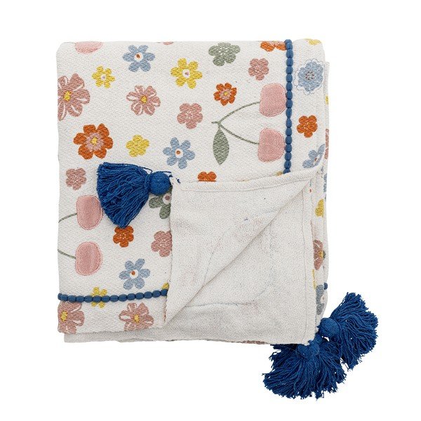 Pătură pentru copii din bumbac reciclat 130x160 cm Cherry – Bloomingville Mini
