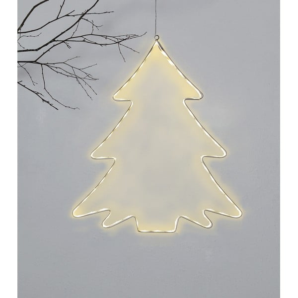 Decorațiune suspendată luminoasă cu LED Star Trading Lumiwall Tree, înălțime 50 cm