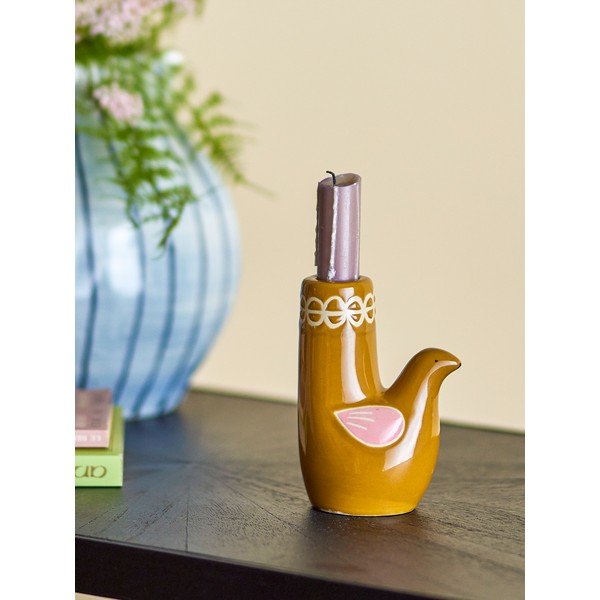 Sfeșnic din gresie Trudy – Bloomingville-image-1