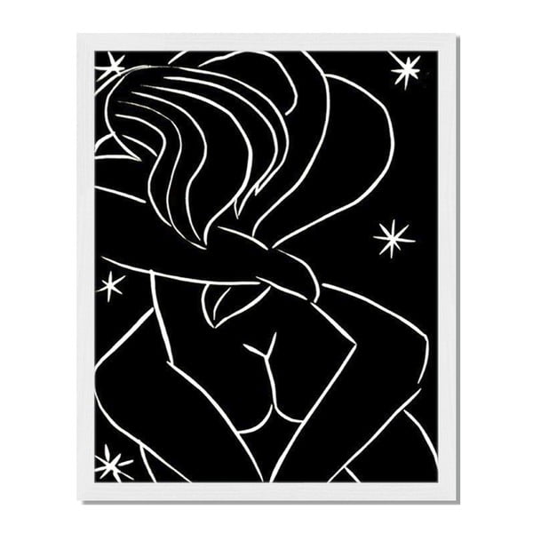 Tablou înrămat Liv Corday Scandi Starry Night, 40 x 50 cm
