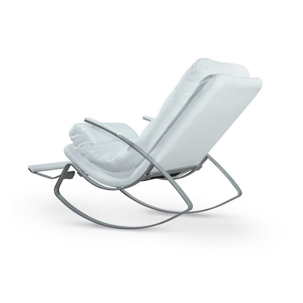 Fotoliu balansoar Garageeight Rockport, alb-image-3