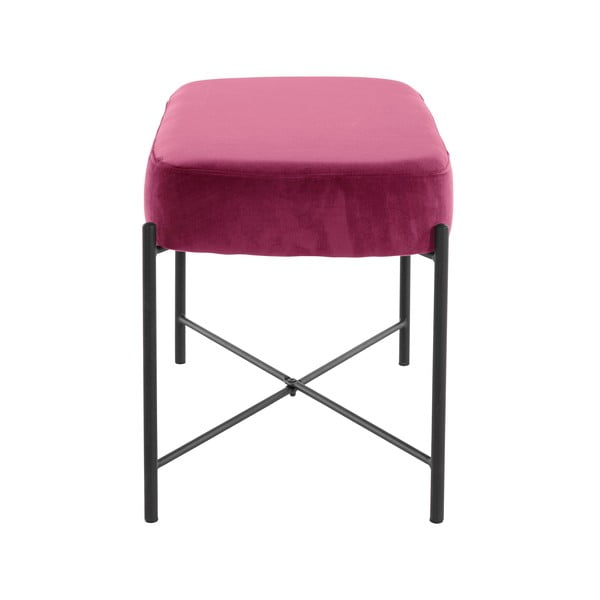 Bancă roz cu tapițerie din catifea Berry - Støraa-image-2